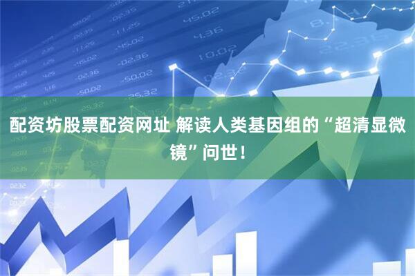 配资坊股票配资网址 解读人类基因组的“超清显微镜”问世！